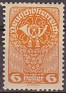 Austria - 1919 - Post Horn - 6 H - Orange - Austria, Post Horn - Scott 203 - 0